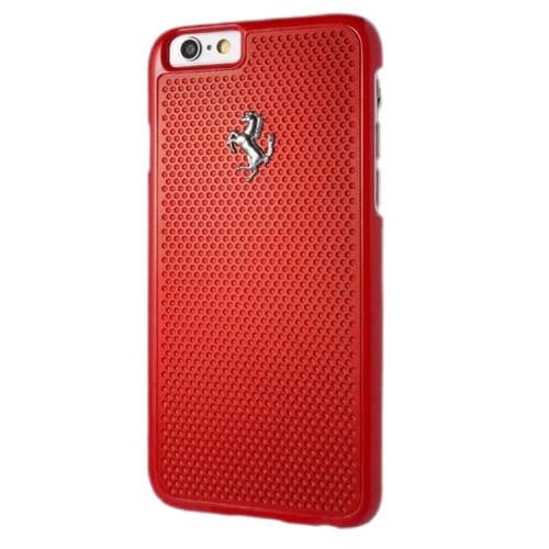 Zdjęcia - Etui Ferrari Hardcase FEPEHCP6RE iPhone 6/6S perforated aluminium czerwony/red 