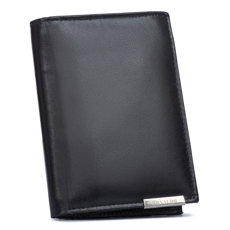 Pojemny męski skórzany portfel z RFID od Ronaldo