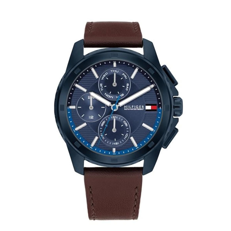 Zegarek TOMMY HILFIGER 1710632. Kwarcowy, Kolor niebieski. Mężczyzna.