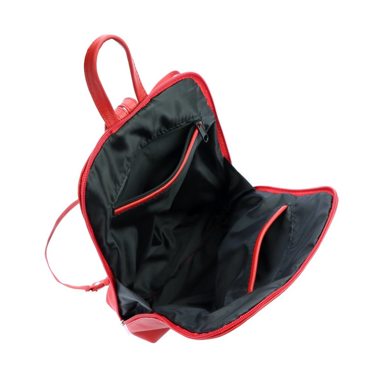 Voyager damski plecak skóra naturalna miejski plecak kieszenie