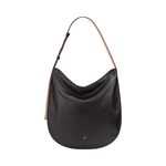 Damska pojemna skórzana torba na ramię miejska shopperbag z kieszenią DUDU