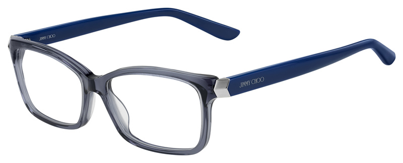 Okulary JIMMY CHOO JC225-PJP. Okulary, Kolor niebieski. Kobieta.