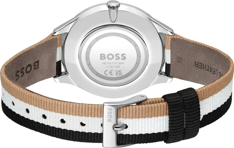 Zegarek BOSS 1502694. Kwarcowy, Kolor biały. Kobieta.