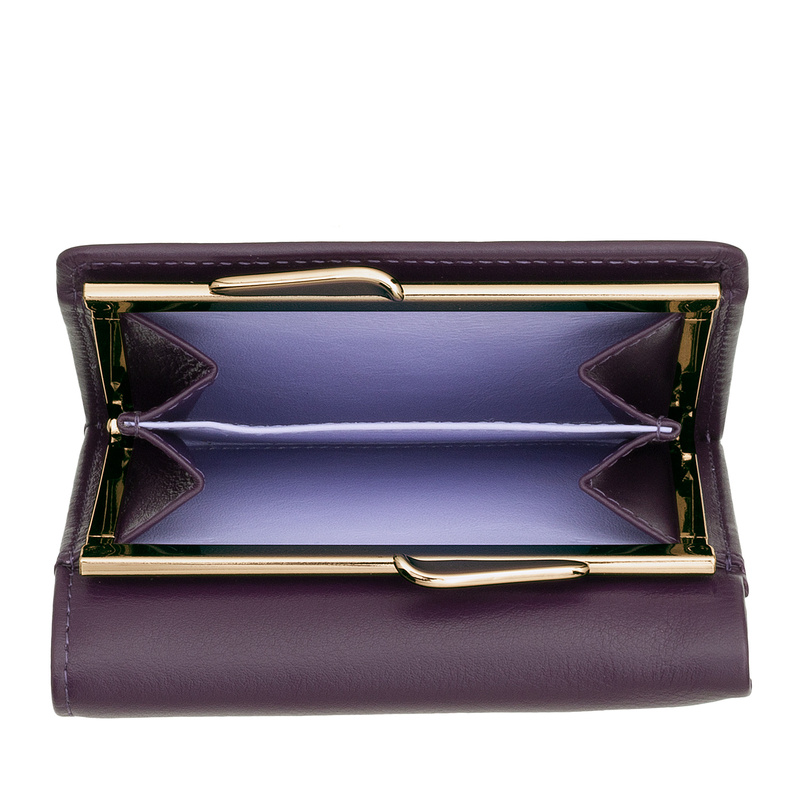 DUDU Damski skórzany stylowy kompaktowy portfel mała portmonetka