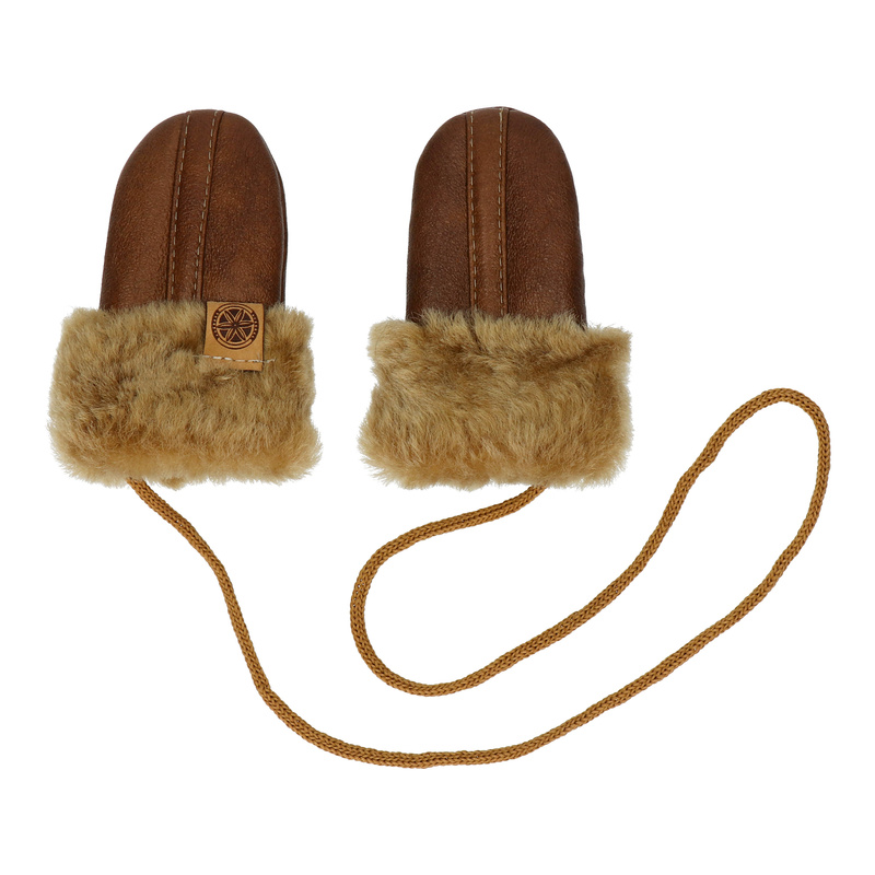 Rękawiczki bobaski bez palców 100% FUTERKO