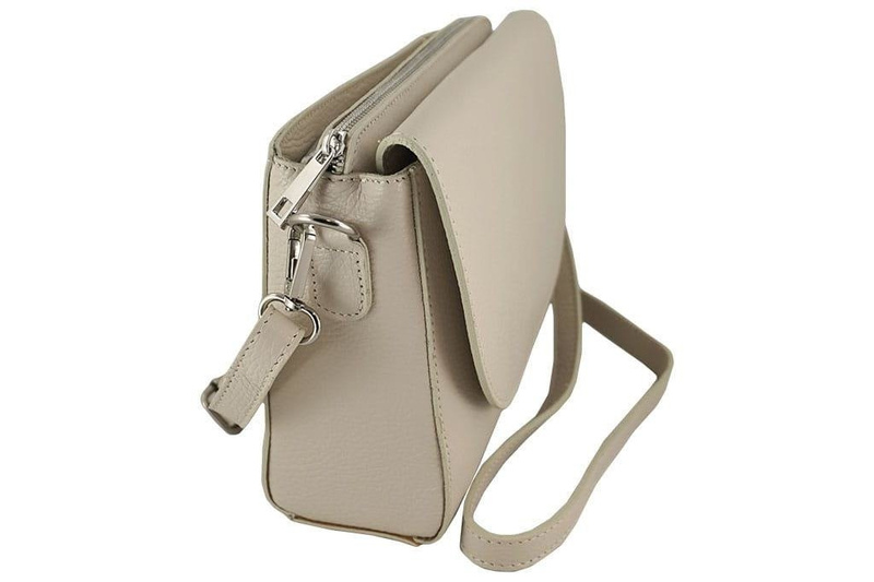 Torebka listonoszka damska - Barberin's - Beżowa