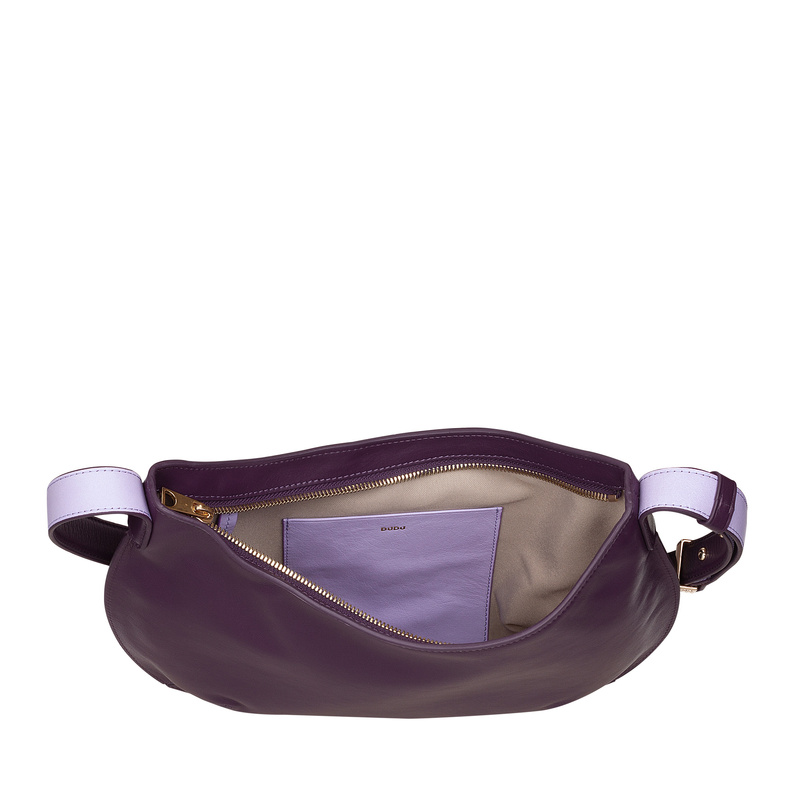 DUDU damska torebka na ramię listonoszka ze skóry naturalnej stylowa