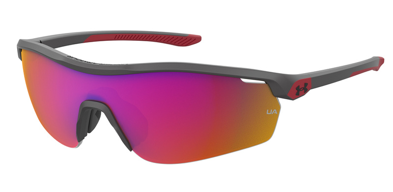 Okulary UNDER ARMOUR UA-7001-S-R6S. Okulary przeciwsłoneczne, Kolor szary. Dziecko.