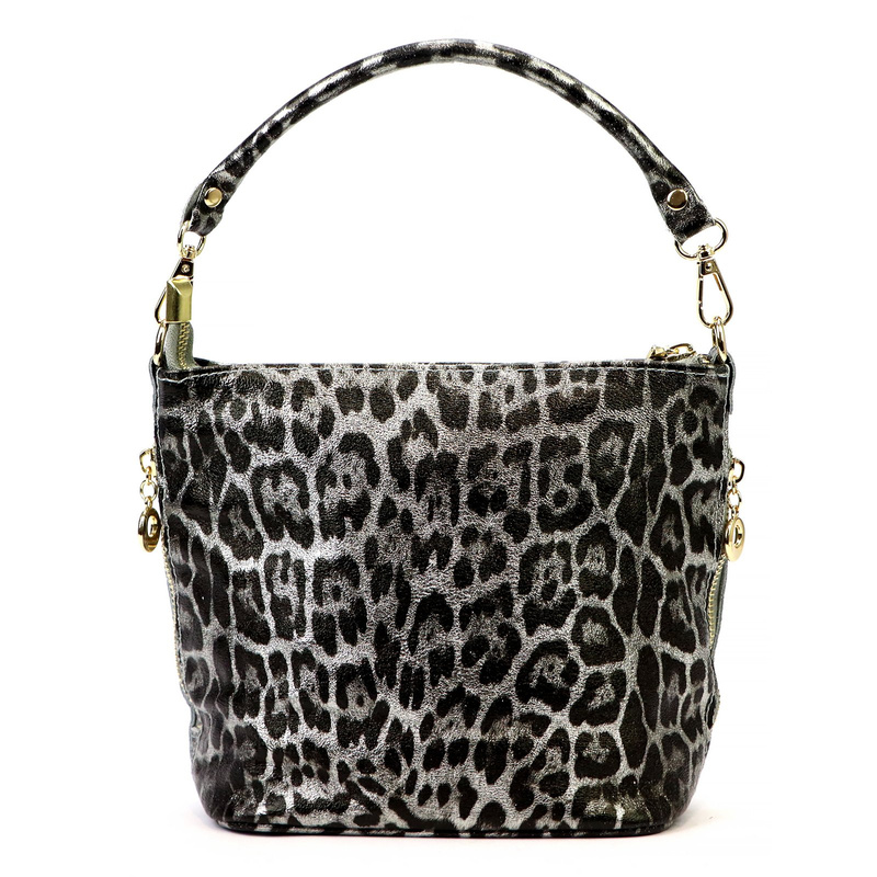 Patrizia damska torebka na ramię skóra naturalna torba z kieszenią