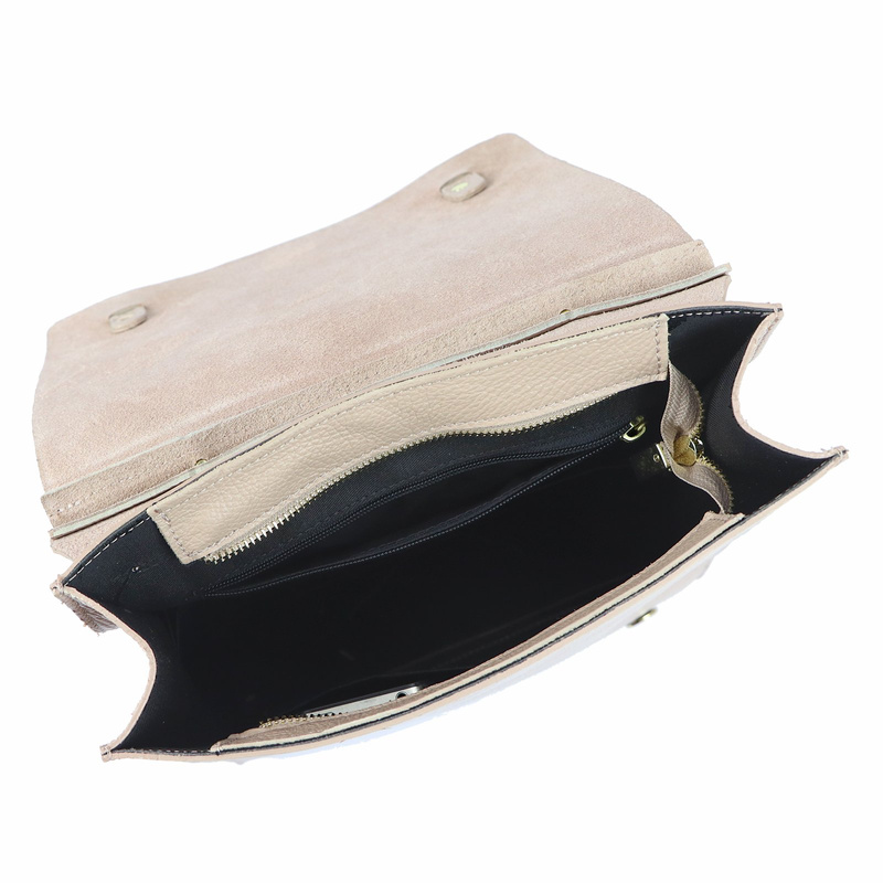 Luka plecak miejski damski skóra naturalna styl vintage z kieszeniami