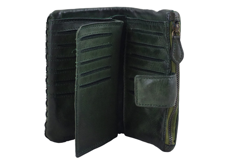 Zamszowa torebka damska Barberinis - Brązowa ciemna