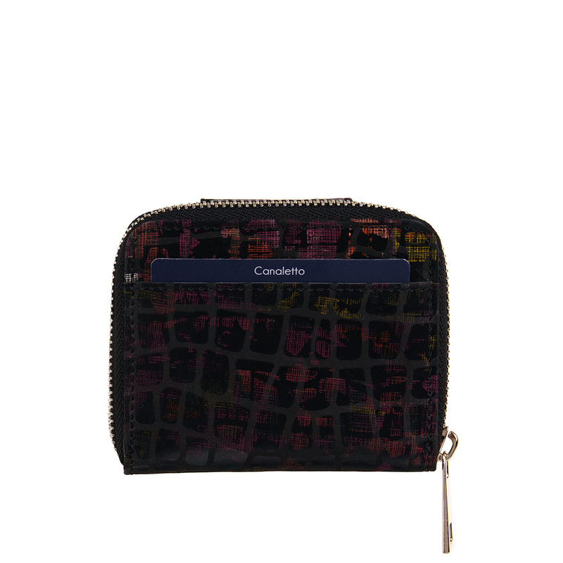 Skórzany portfel damski Canaletto kolorowy z naturalnej skóry licowej PD1023cs326 RFID