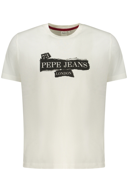 PEPE JEANS MĘSKA KOSZULKA Z KRÓTKIM RĘKAWEM BIAŁA