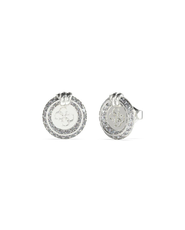 Biżuteria GUESS JUBE04058JWRH. Kolczyki, Kolor szary. Kobieta.