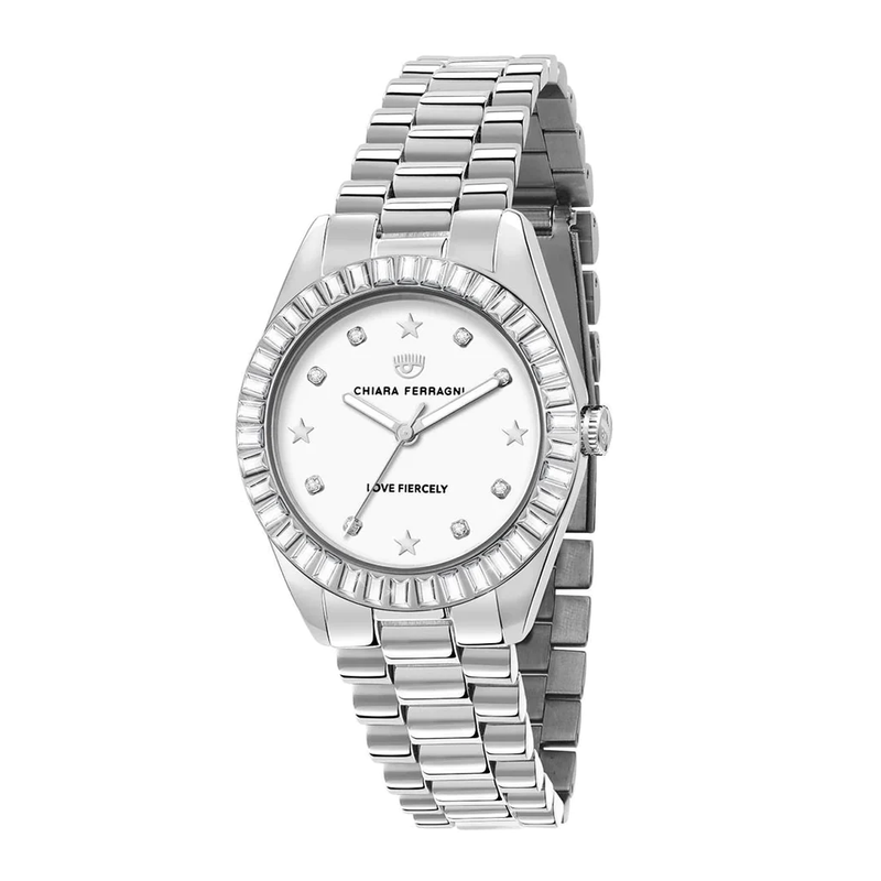 Zegarek CHIARA FERRAGNI R1953100505. Kwarcowy, Kolor biały. Kobieta.