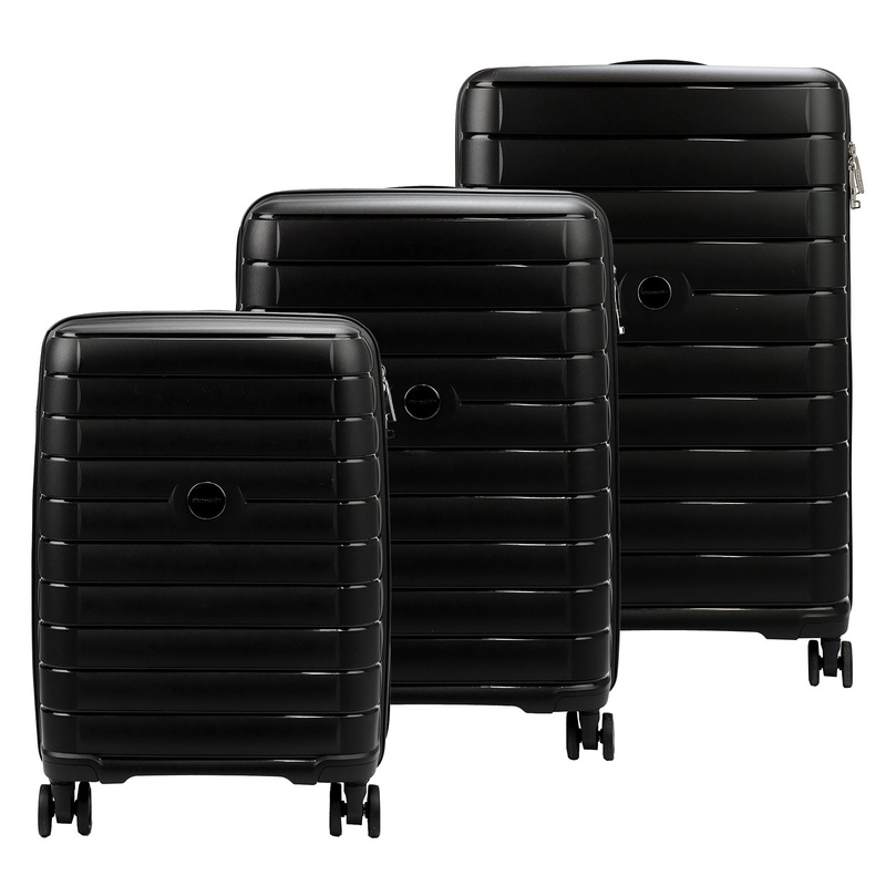 Mocna walizka damska z ABSu Pierre Cardin 2401 JOY05 x3 Z