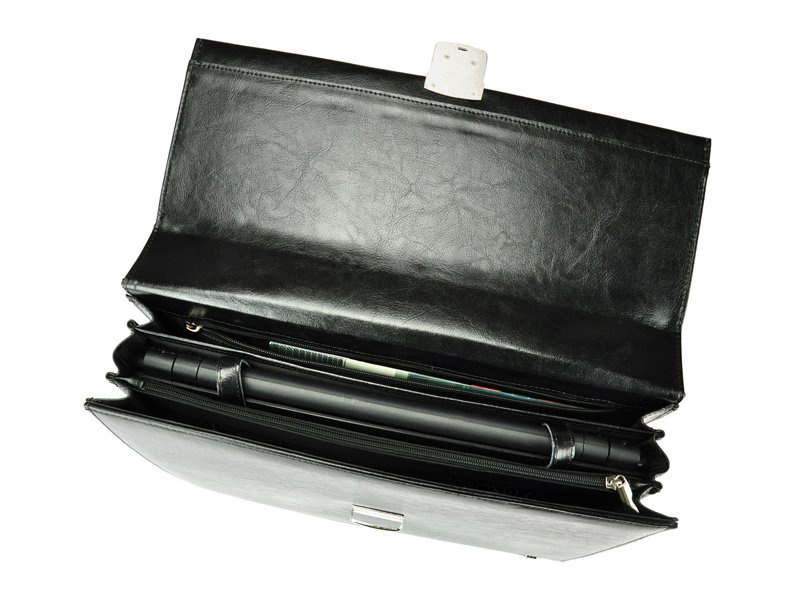 Skórzana teczka do pracy na dokumenty Stefania