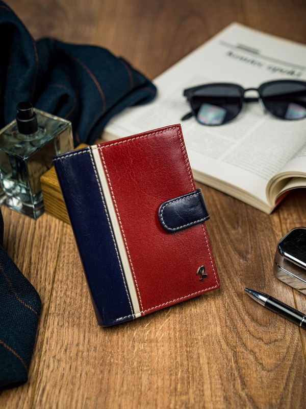 Portfel Skórzany Męski Elegancki RFID Skóra Naturalna Rovicky Duży