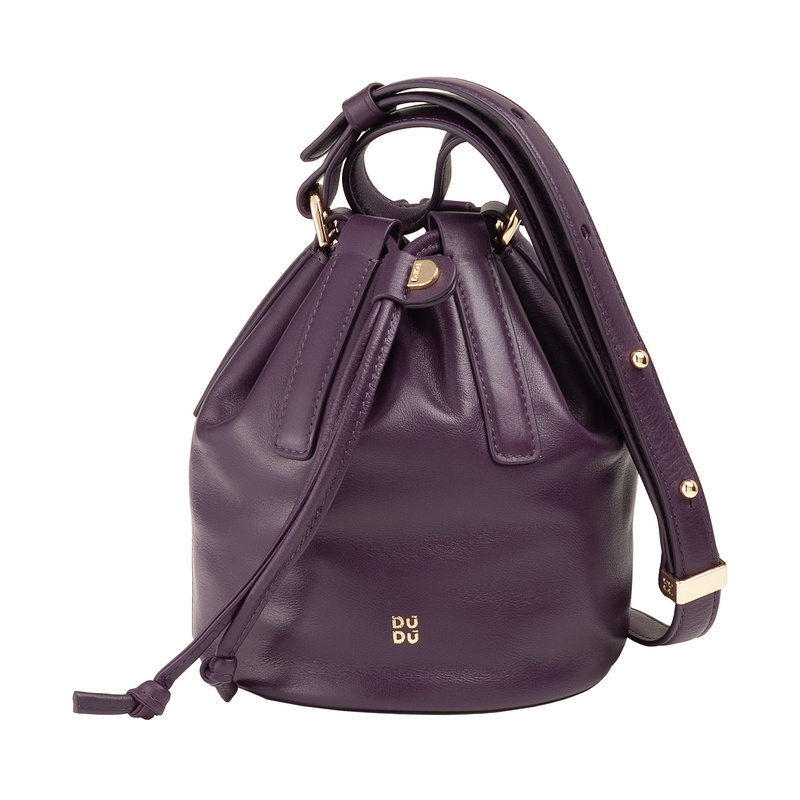 DUDU Worek skórzana torebka damska listonoszka z wyjmowanym etui na ramię 