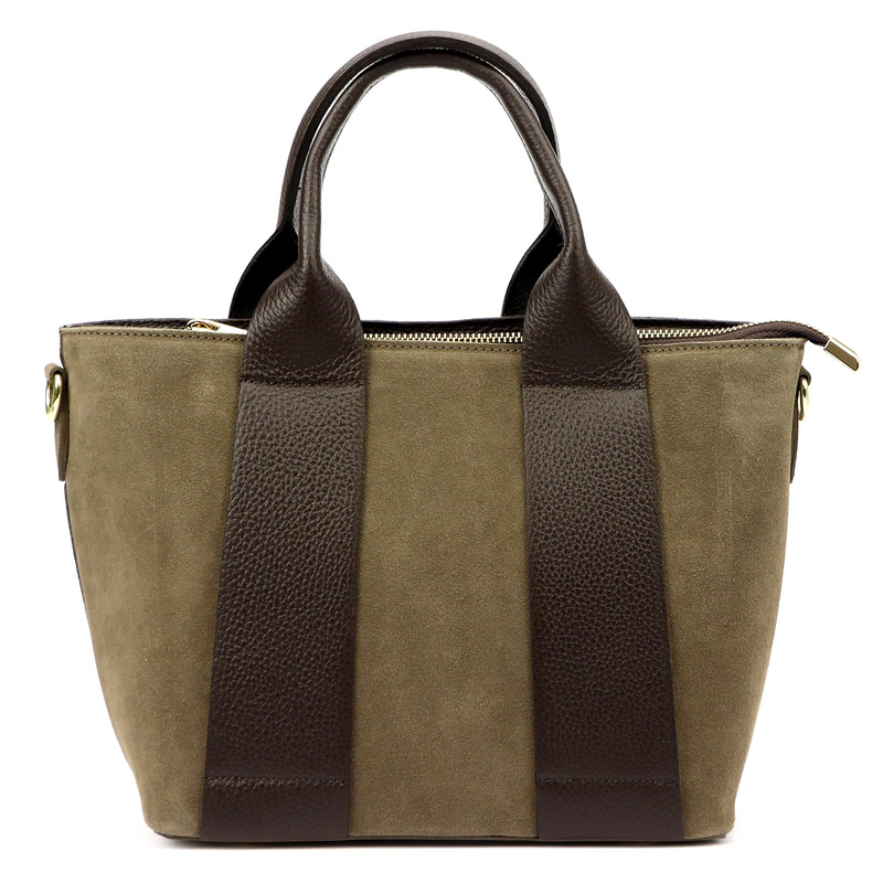 Vera Pelle damska shopperbag skóra naturalna kuferek z organizerem stylowy