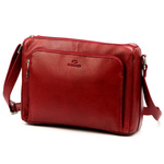 EL FORREST damska listonoszka skóra naturalna torebka na ramię kieszenie