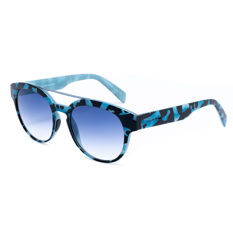 Okulary ITALIA INDEPENDENT 0900-147-GLS. Okulary przeciwsłoneczne, Kolor niebieski. Kobieta.