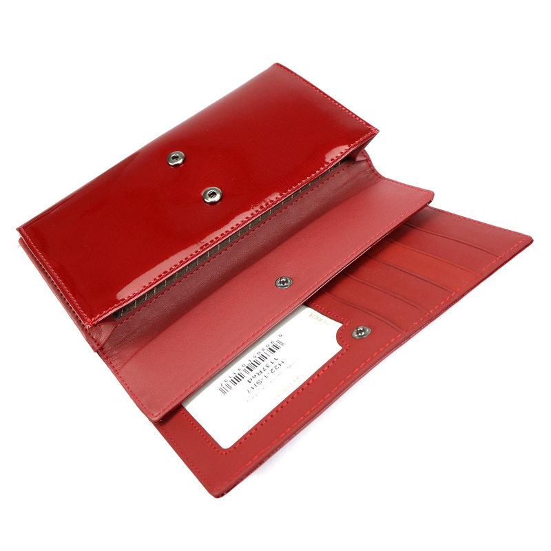 Cavaldi damski portfel skóra naturalna lakierowana duża portmonetka