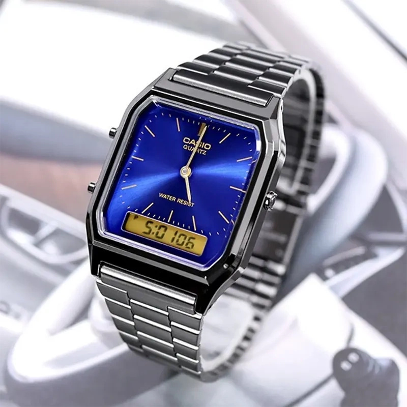 ZEGAREK UNISEX CASIO Vintage  AQ-230GG-2A + BOX