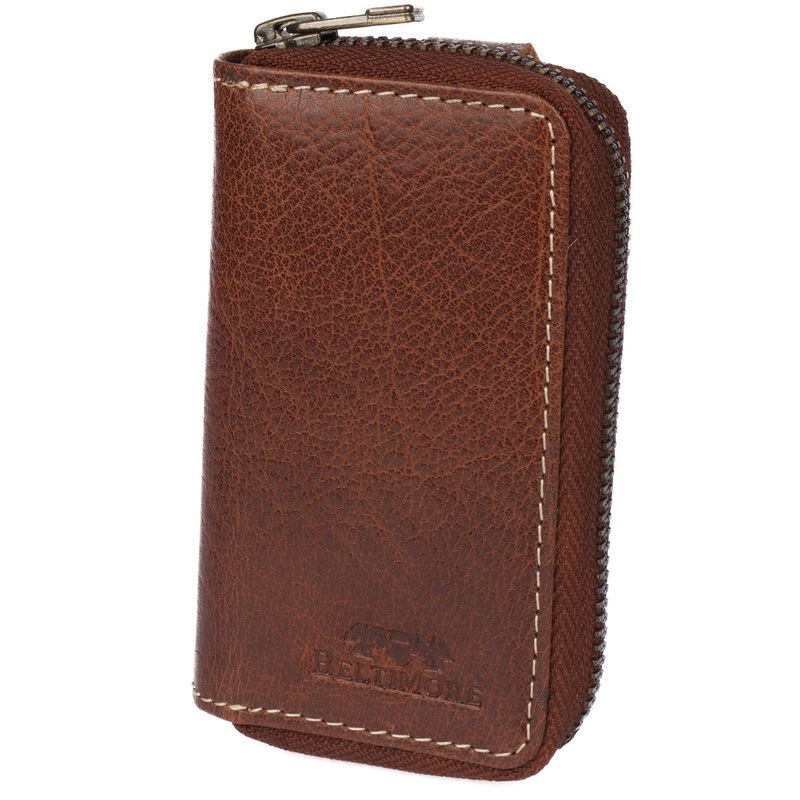 Etui na klucze premium skórzane kluczówka Beltimore tan P87