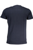 NIEBIESKI T-SHIRT MĘSKI Z KRÓTKIM RĘKAWEM KLASY CAVALLI