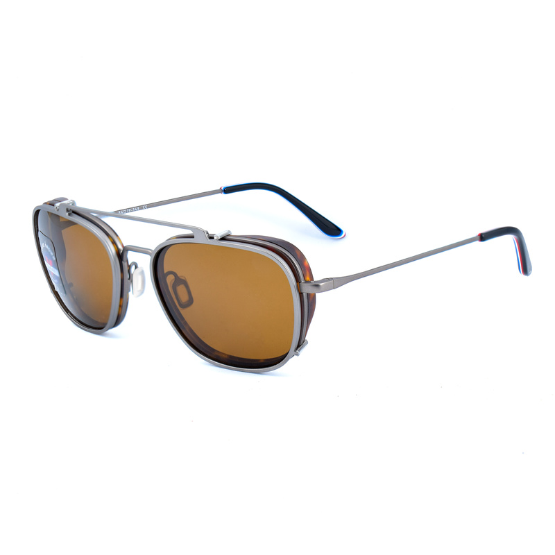 Okulary VUARNET VL18040002SUN. VIEW + CLIP-ON, Kolor brązowy. Unisex.