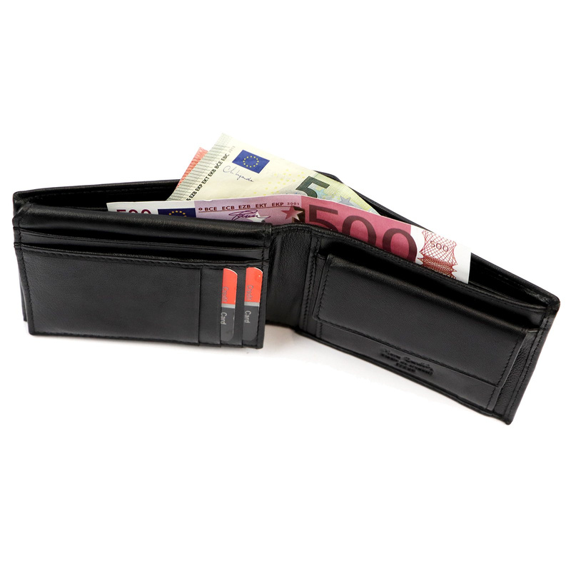 Pierre Cardin portfel męski skóra naturalna rozbudowany składany z RFID