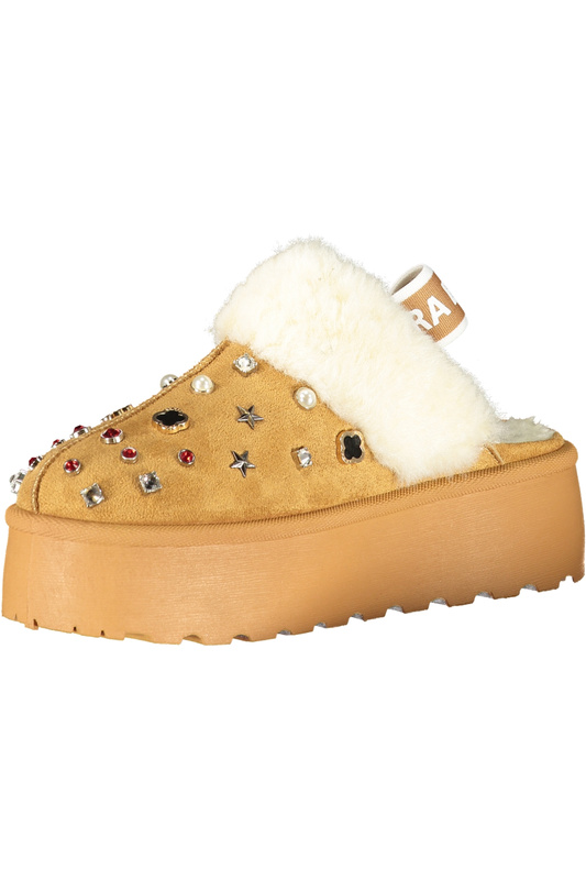 LAURA BIAGIOTTI DAMSKIE ZIMOWE BUTY CHODAKOWE, BR�ZOWE