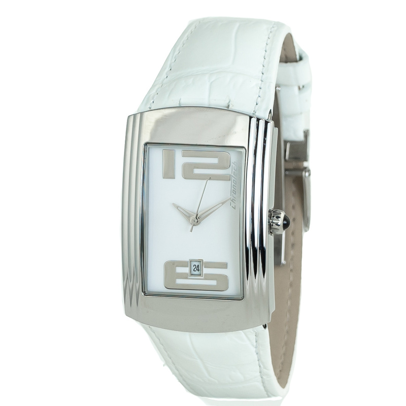 Zegarek CHRONOTECH CT7017M-06. Kwarcowy, Kolor biały. Unisex.