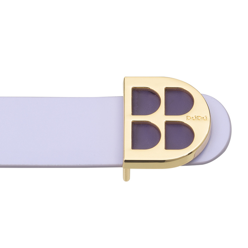 DuDu stylowy damski pasek do spodni skóra naturalna dwustronny