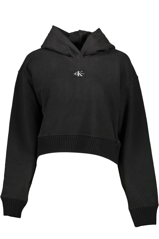 BLUZA CALVIN KLEIN DAMSKA BEZ ZAMKA CZARNA