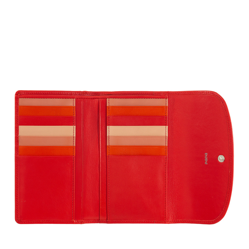 DuDu Damski portfel skóra naturalna portmonetka klasyczna podłużna