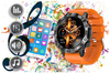 SMARTWATCH MĘSKI GRAVITY GT20-3 - AMOLED, DODATKOWY PASEK (sg024c)
