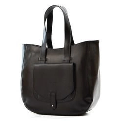 Torebka skórzana na ramię duża damska shopperbag