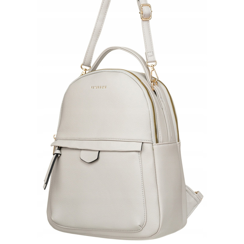 Plecak damski ze skóry ekologicznej Peterson PTN F3606