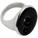 Biżuteria BREIL TJ0827-18. Pierścionek, Kolor czarny. Kobieta.