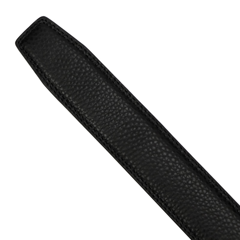 Nordee męski pasek do spodni ze skóry naturalnej samozaciskowa klamra