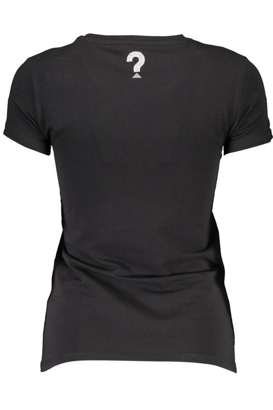 GUESS JEANS T-SHIRT DAMSKI Z KRÓTKIM RĘKAWEM CZARNY