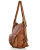 Torba skórzana dla wymagających z opcją plecak old school leather bag - MARCO MAZZINI camel