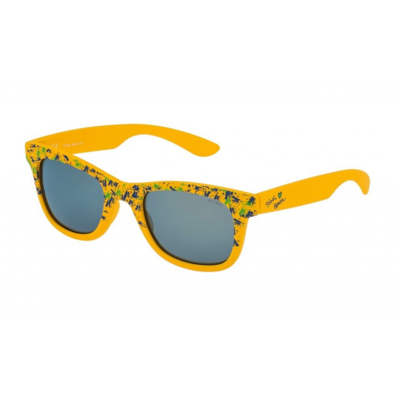 Okulary STING SST027-516C8V. Okulary przeciwsłoneczne, Kolor żółty. Kobieta.