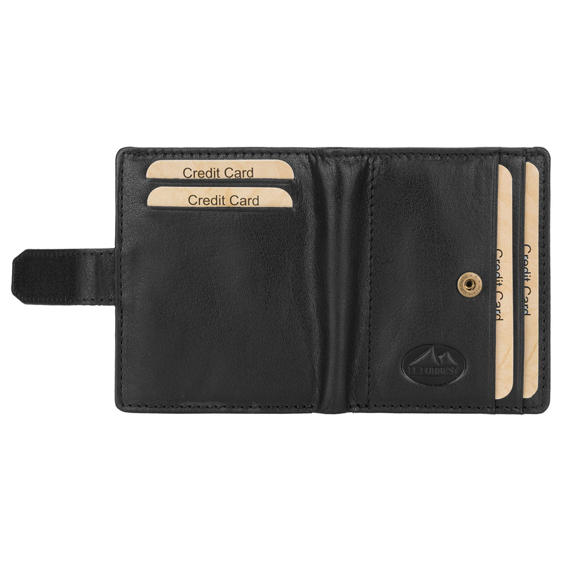 Skórzane męskie etui na karty od EL FORREST z RFID