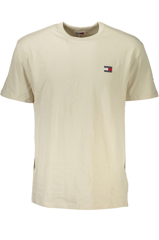 T-SHIRT MĘSKI Z KRÓTKIM RĘKAWEM TOMMY HILFIGER BEŻOWY