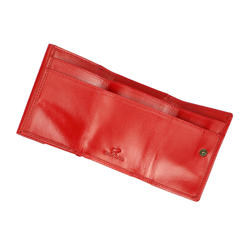 Zgrabna damska portmonetka skórzana od EL FORREST