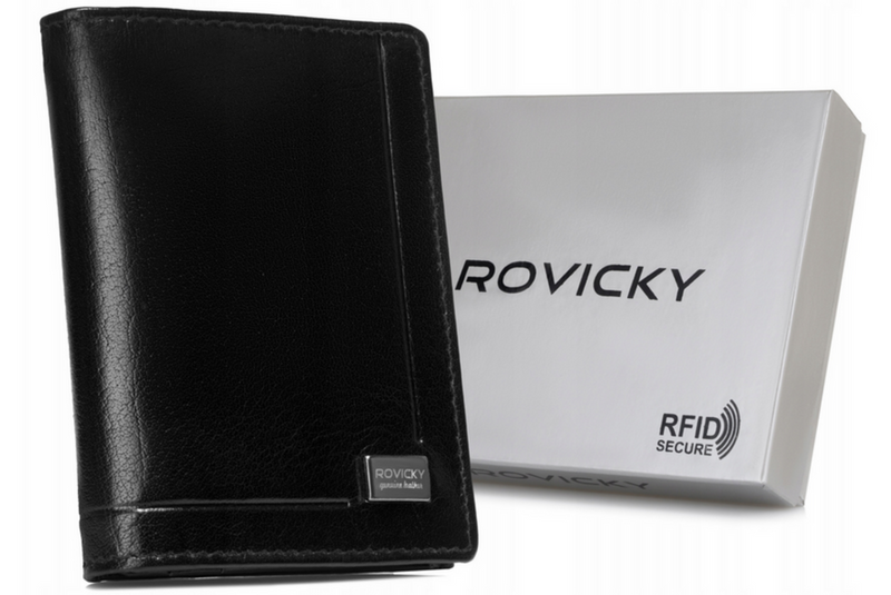 Pojemne skórzane Etui na karty i dokumenty Rovicky