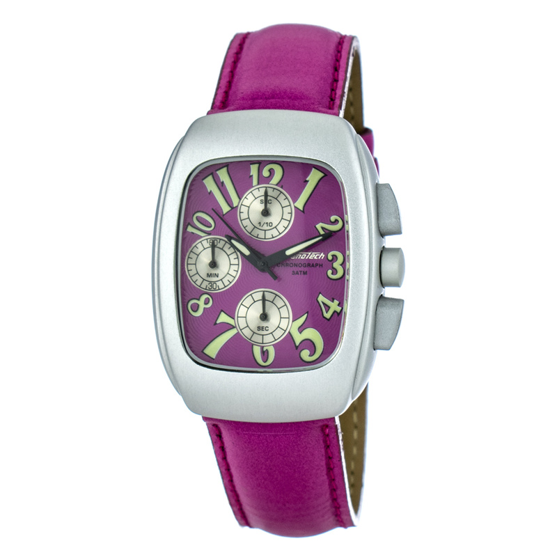 Zegarek CHRONOTECH CT7359-08. Kwarcowy, Kolor różowy. Kobieta.